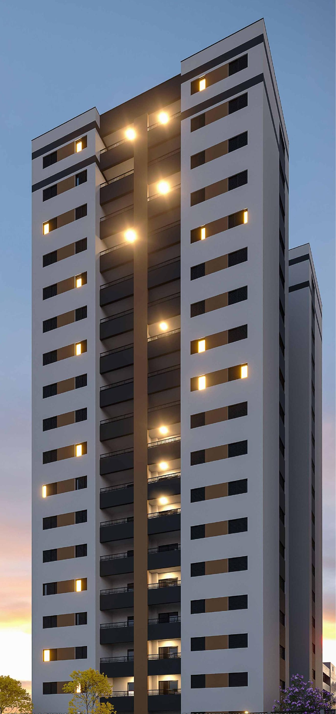 Fachada do HM Maxi Campinas — apartamento pronto para morar em Campinas